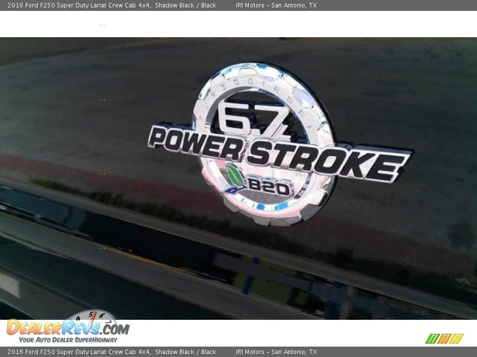 2016 Ford F250 Super Duty Lariat Crew Cab 4x4 Shadow Black / Black Photo #3