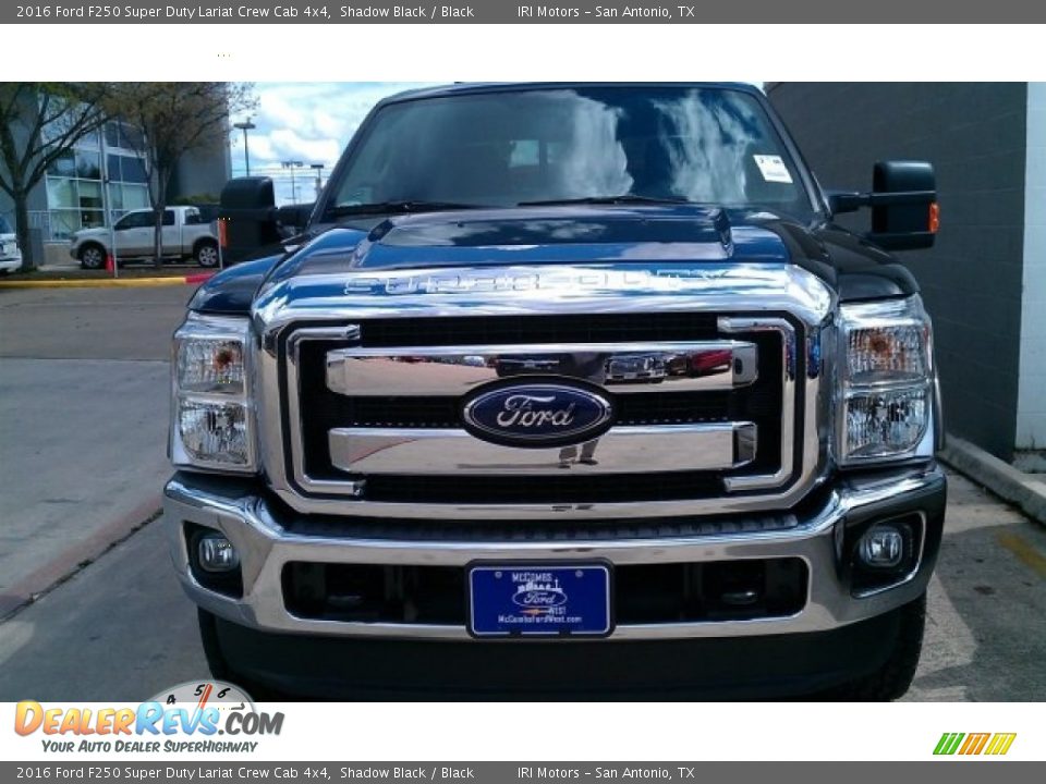 2016 Ford F250 Super Duty Lariat Crew Cab 4x4 Shadow Black / Black Photo #5