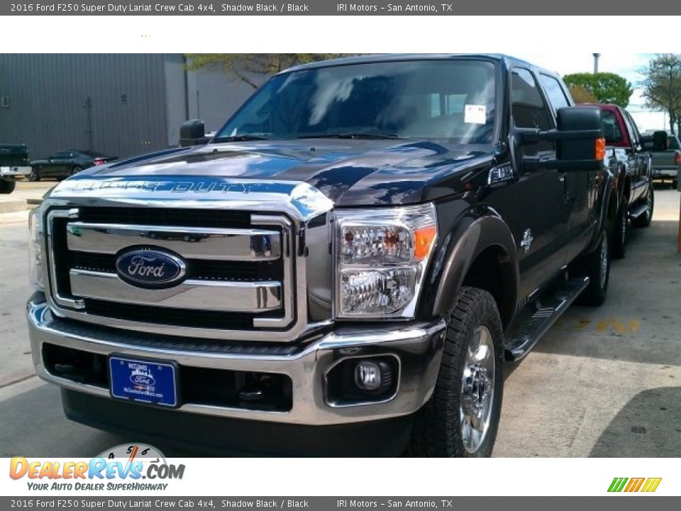 2016 Ford F250 Super Duty Lariat Crew Cab 4x4 Shadow Black / Black Photo #6