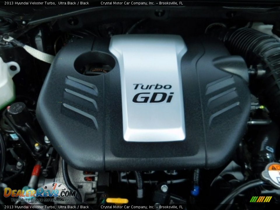 2013 Hyundai Veloster Turbo Ultra Black / Black Photo #17