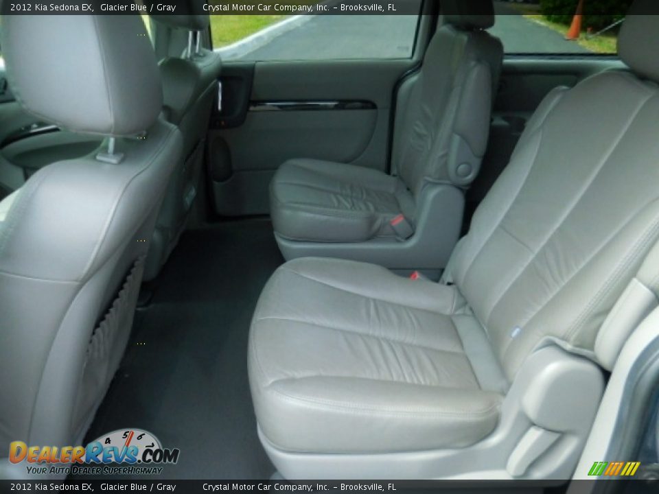 2012 Kia Sedona EX Glacier Blue / Gray Photo #5