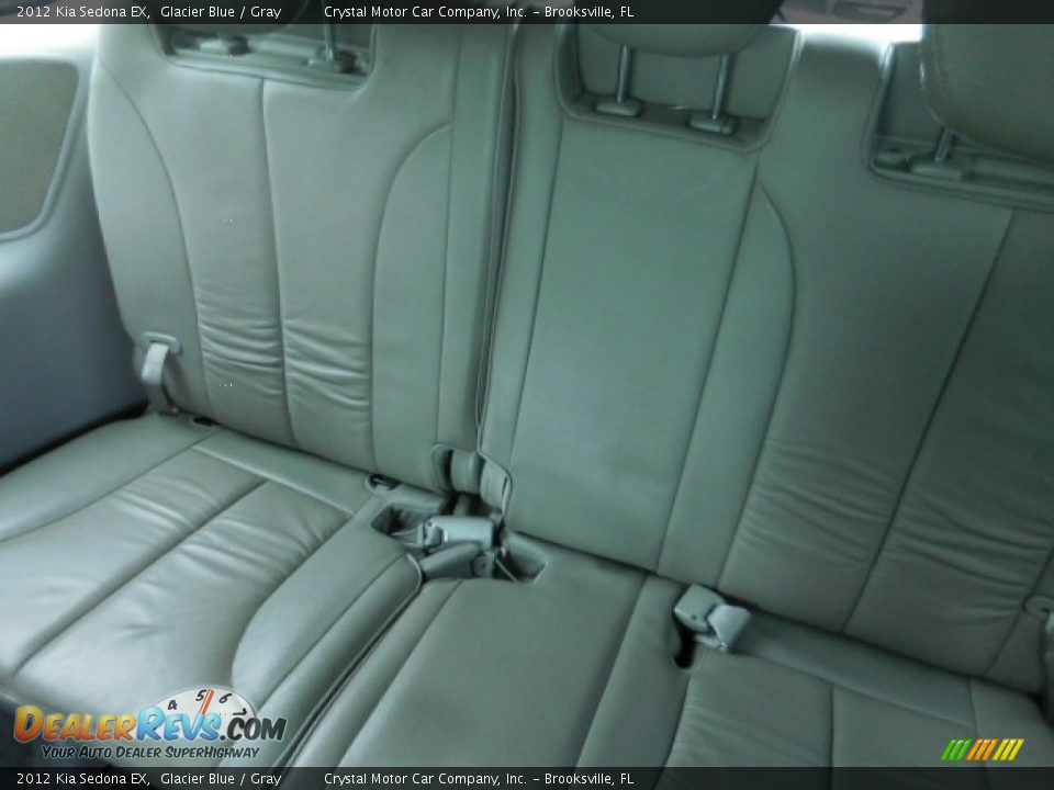 2012 Kia Sedona EX Glacier Blue / Gray Photo #6