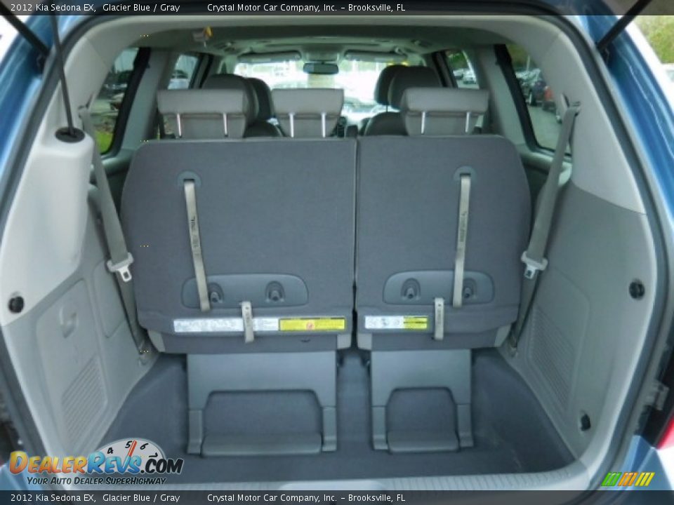 2012 Kia Sedona EX Glacier Blue / Gray Photo #8