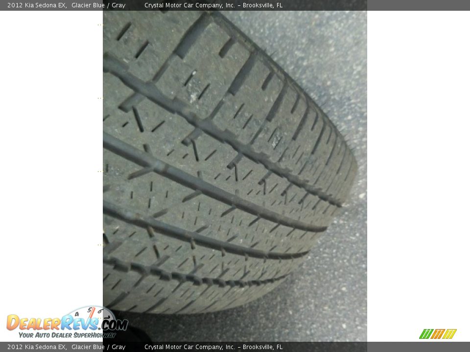 2012 Kia Sedona EX Glacier Blue / Gray Photo #17