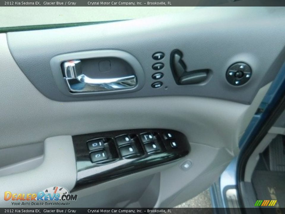 2012 Kia Sedona EX Glacier Blue / Gray Photo #19