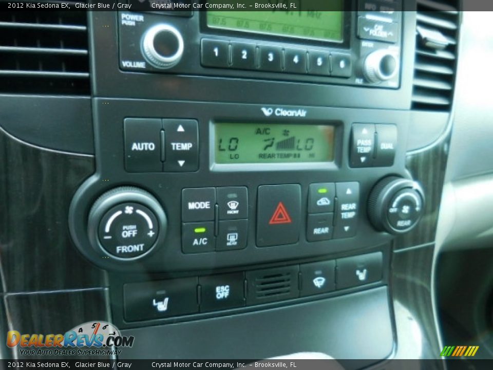 2012 Kia Sedona EX Glacier Blue / Gray Photo #22
