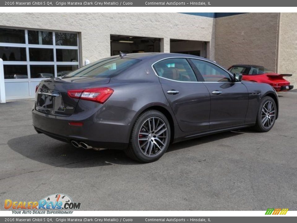 2016 Maserati Ghibli S Q4 Grigio Maratea (Dark Grey Metallic) / Cuoio Photo #3