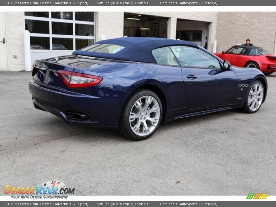 2016 Maserati GranTurismo Convertible GT Sport Blu Nettuno (Blue Metallic) / Sabbia Photo #3