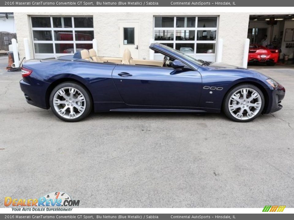 2016 Maserati GranTurismo Convertible GT Sport Blu Nettuno (Blue Metallic) / Sabbia Photo #5