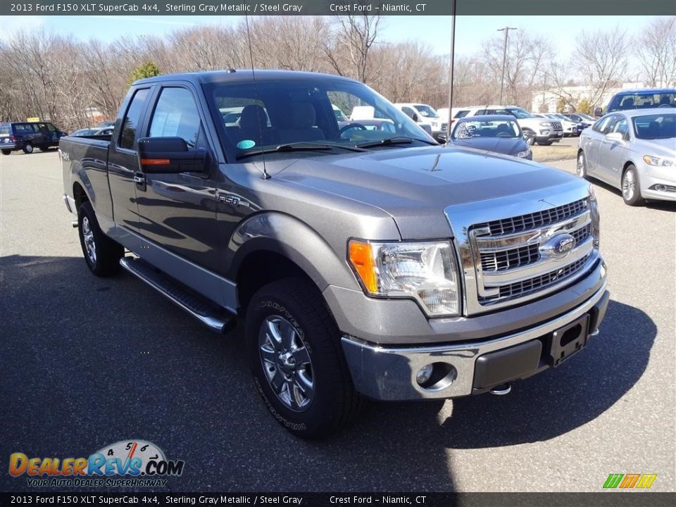 Front 3/4 View of 2013 Ford F150 XLT SuperCab 4x4 Photo #1