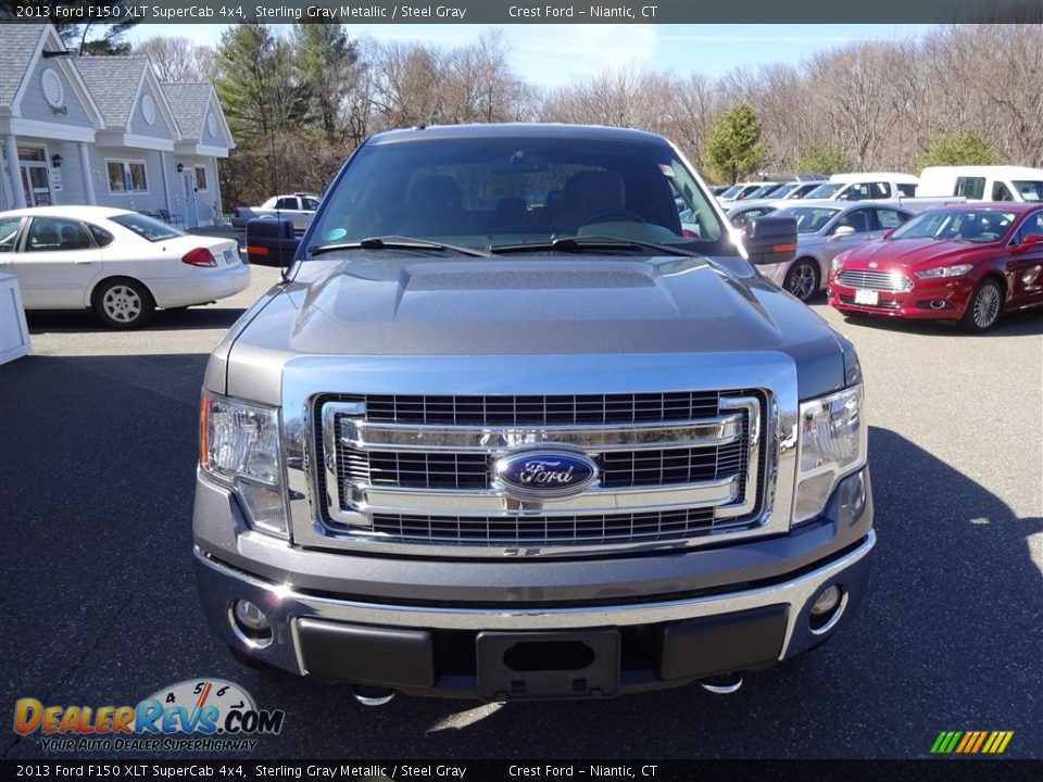 2013 Ford F150 XLT SuperCab 4x4 Sterling Gray Metallic / Steel Gray Photo #2