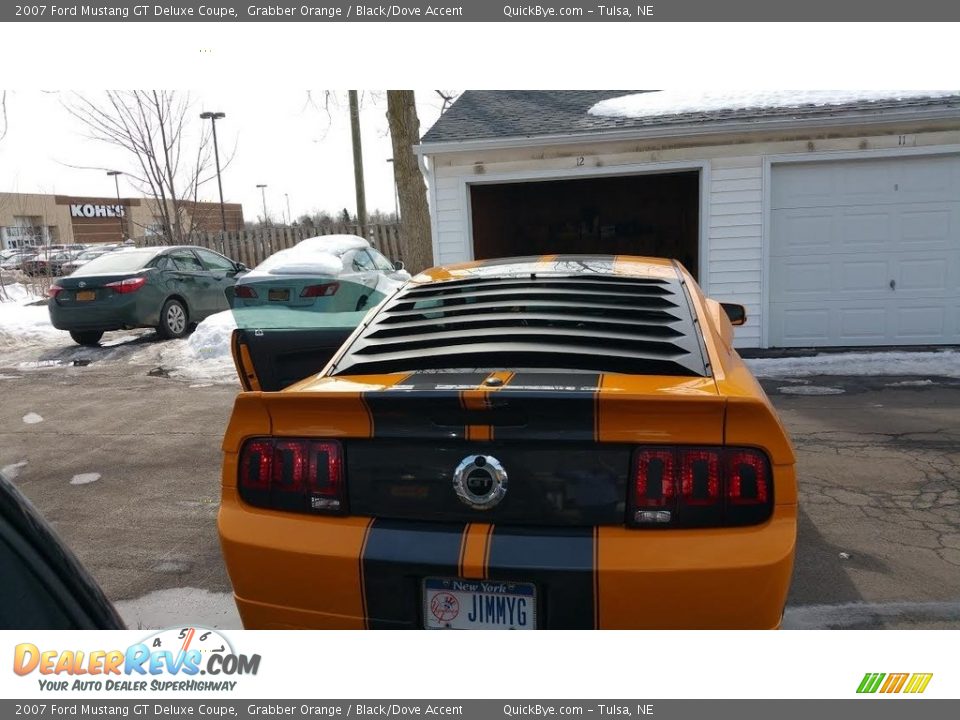2007 Ford Mustang GT Deluxe Coupe Grabber Orange / Black/Dove Accent Photo #2