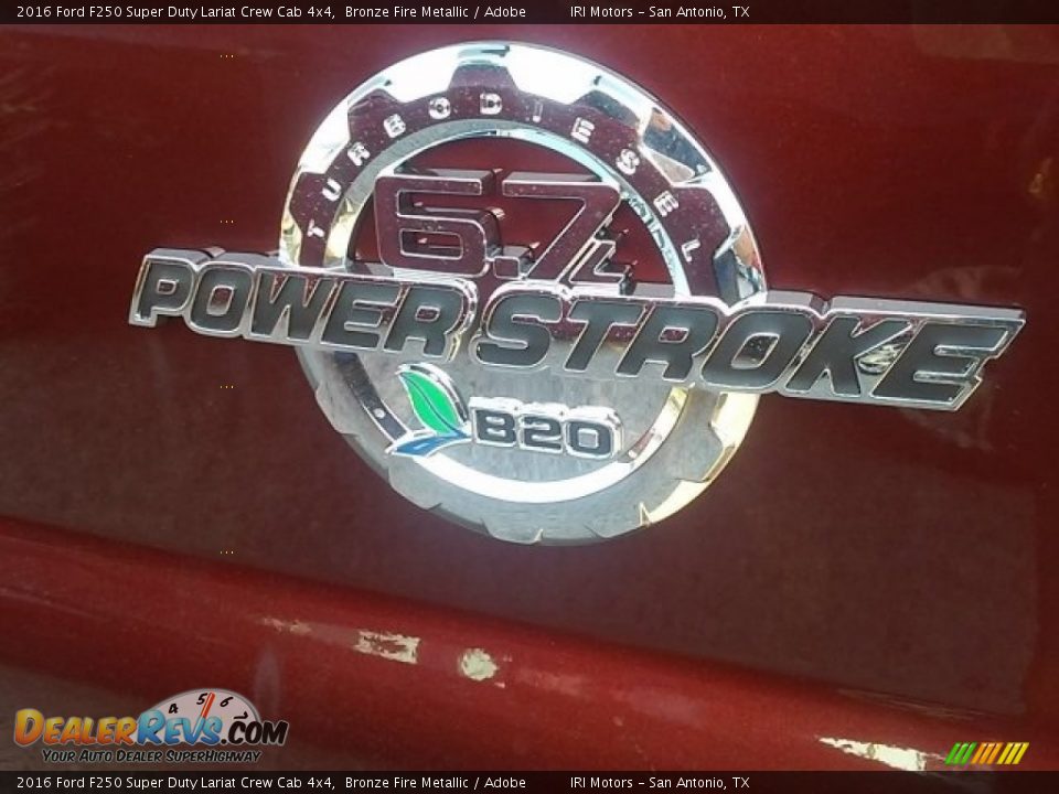 2016 Ford F250 Super Duty Lariat Crew Cab 4x4 Bronze Fire Metallic / Adobe Photo #5