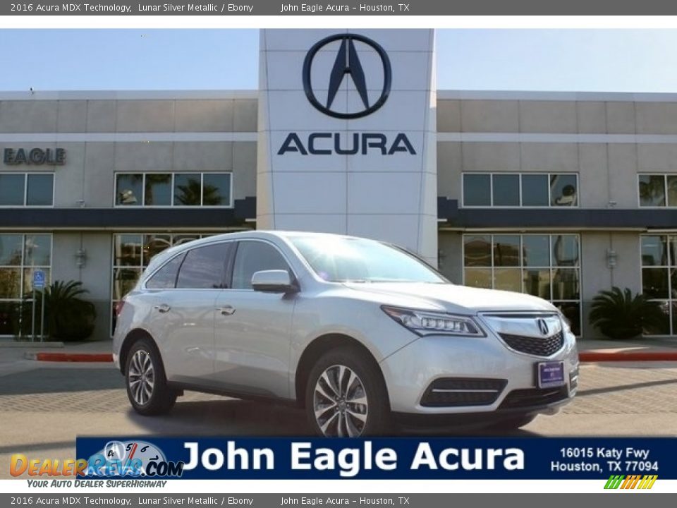 2016 Acura MDX Technology Lunar Silver Metallic / Ebony Photo #1