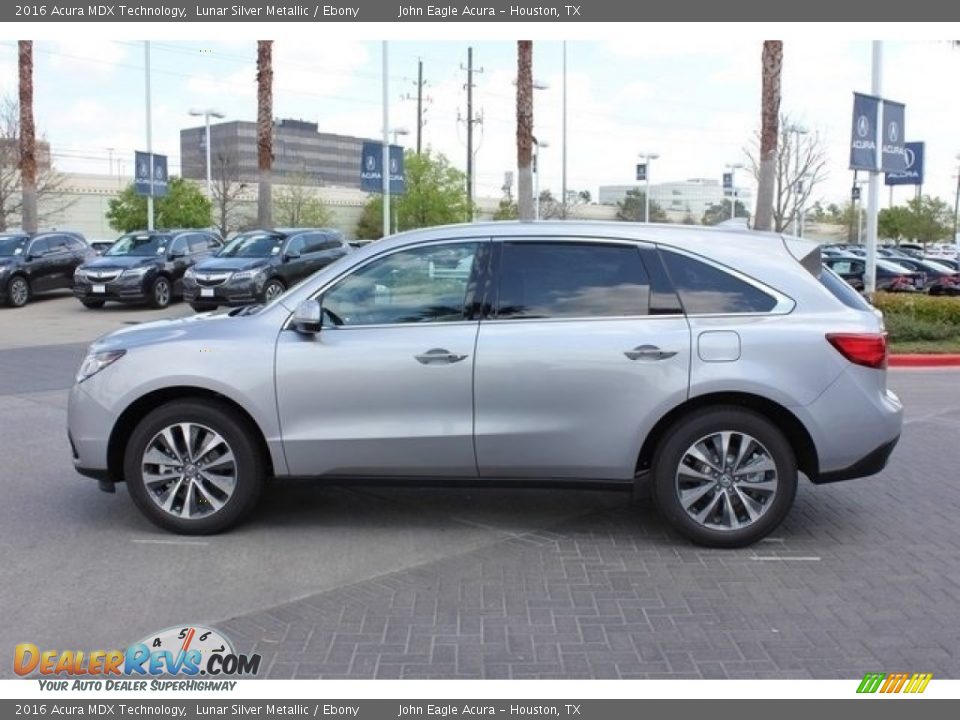 2016 Acura MDX Technology Lunar Silver Metallic / Ebony Photo #4