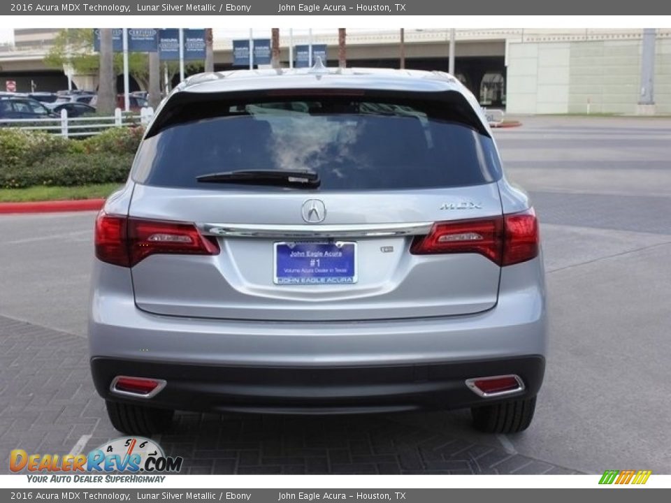 2016 Acura MDX Technology Lunar Silver Metallic / Ebony Photo #6