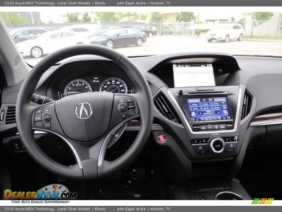 2016 Acura MDX Technology Lunar Silver Metallic / Ebony Photo #9