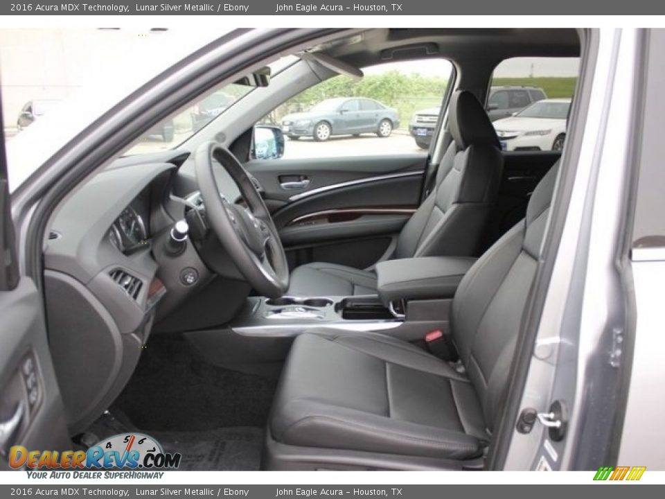 2016 Acura MDX Technology Lunar Silver Metallic / Ebony Photo #16