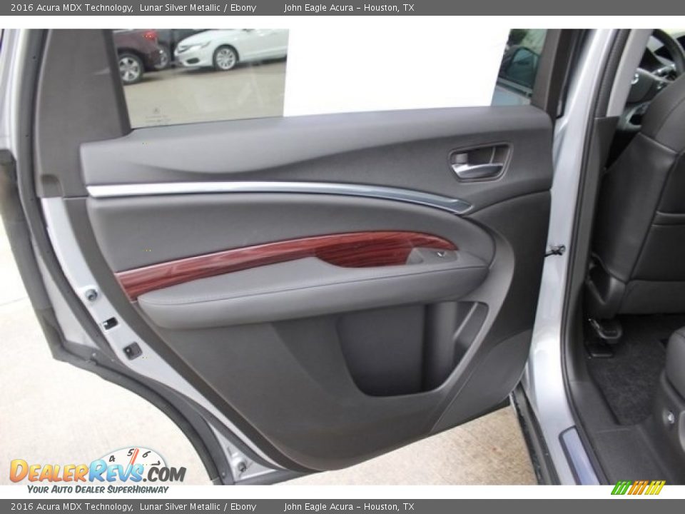 2016 Acura MDX Technology Lunar Silver Metallic / Ebony Photo #17