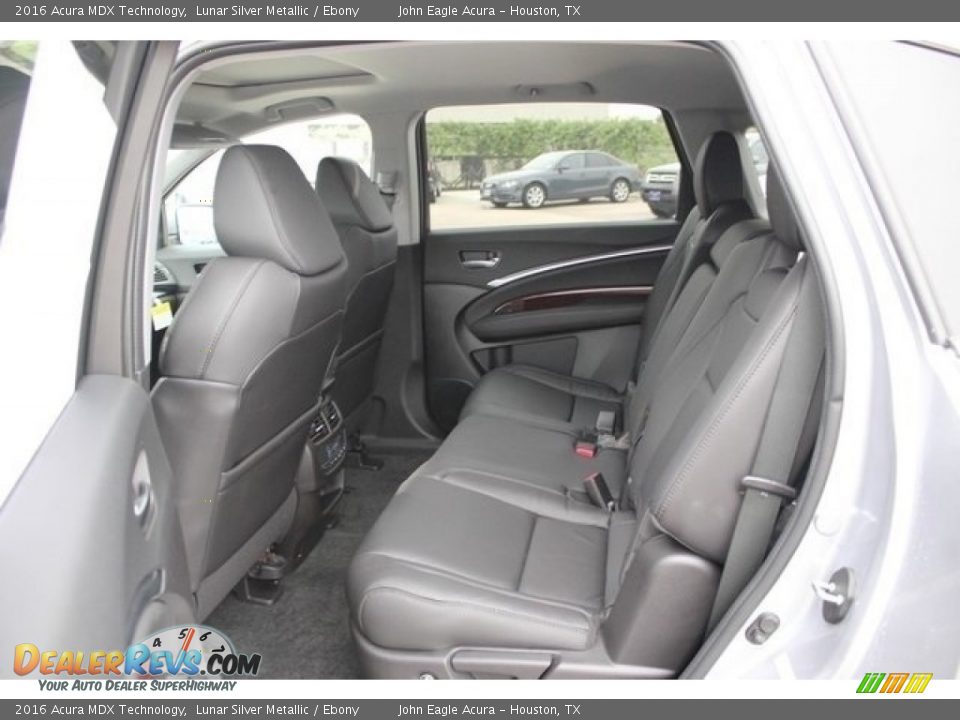 2016 Acura MDX Technology Lunar Silver Metallic / Ebony Photo #18