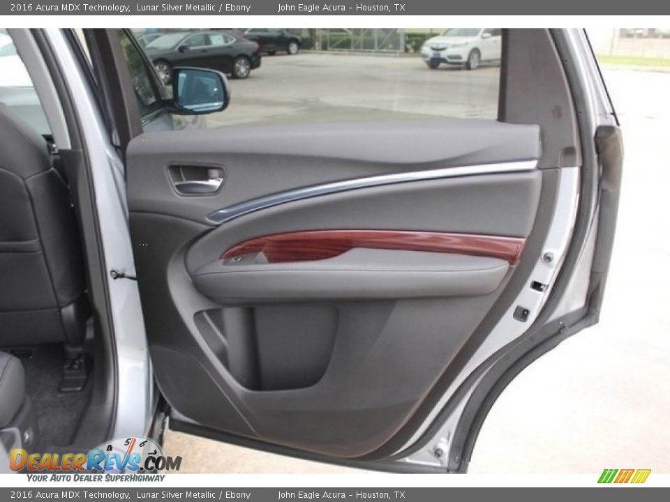 2016 Acura MDX Technology Lunar Silver Metallic / Ebony Photo #22
