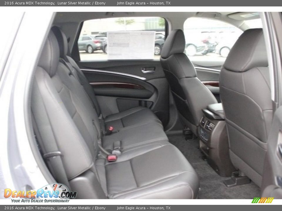 2016 Acura MDX Technology Lunar Silver Metallic / Ebony Photo #23