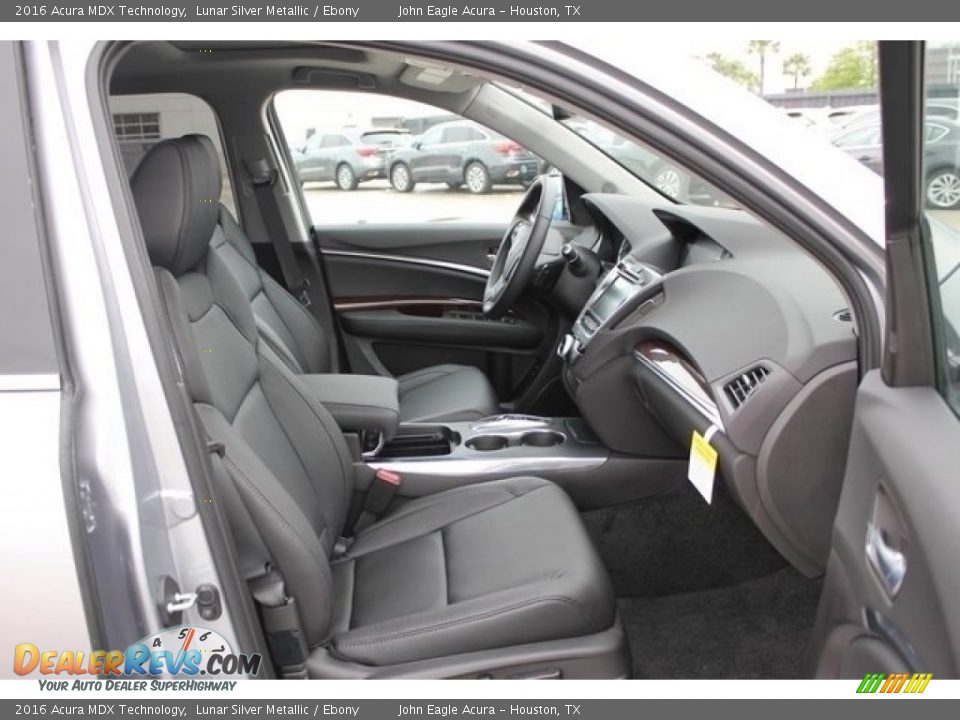 2016 Acura MDX Technology Lunar Silver Metallic / Ebony Photo #25