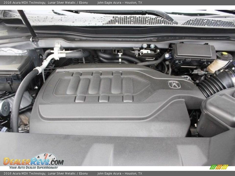 2016 Acura MDX Technology Lunar Silver Metallic / Ebony Photo #26