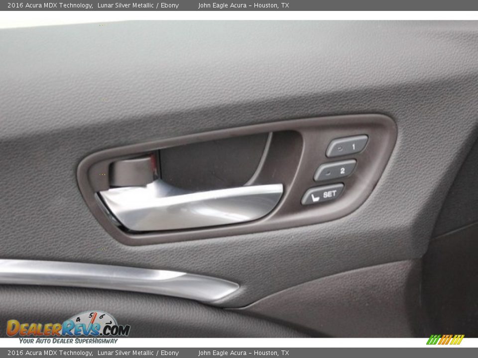 2016 Acura MDX Technology Lunar Silver Metallic / Ebony Photo #27