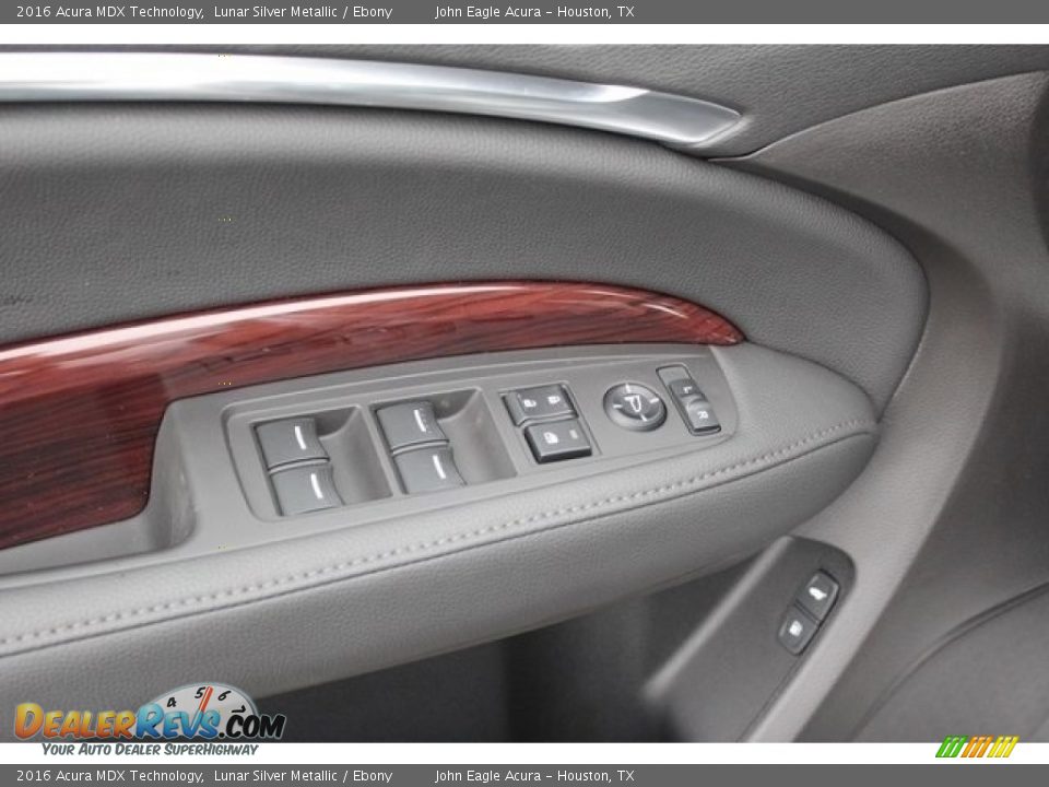 2016 Acura MDX Technology Lunar Silver Metallic / Ebony Photo #28