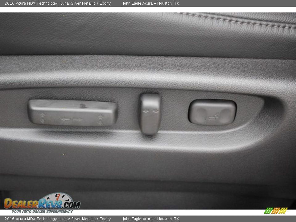 2016 Acura MDX Technology Lunar Silver Metallic / Ebony Photo #30