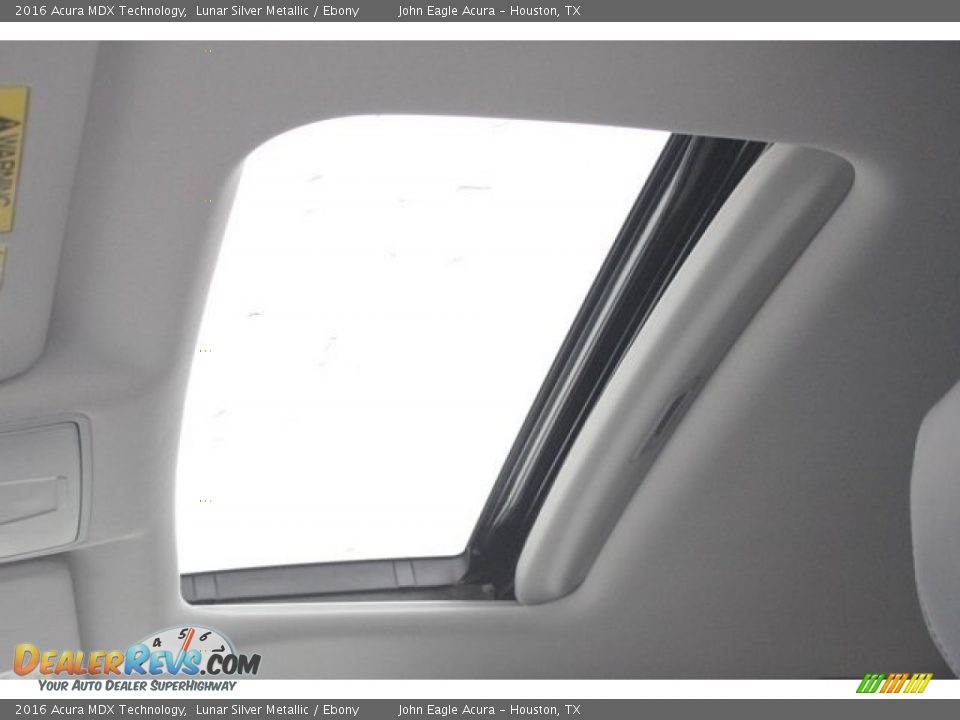 2016 Acura MDX Technology Lunar Silver Metallic / Ebony Photo #31
