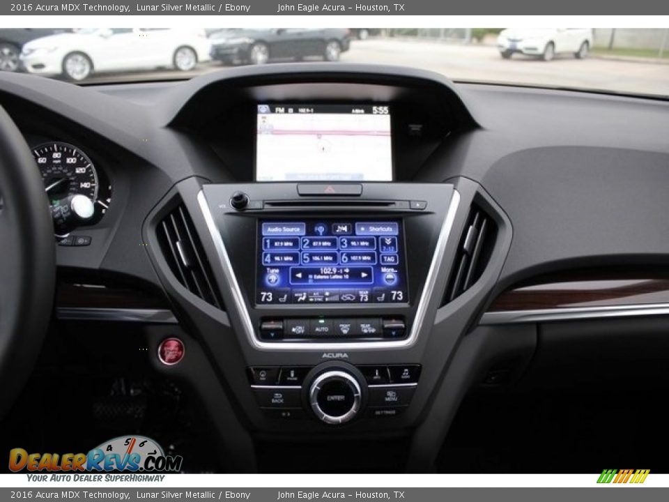 2016 Acura MDX Technology Lunar Silver Metallic / Ebony Photo #33