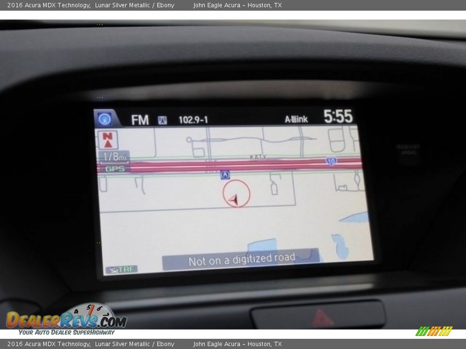 2016 Acura MDX Technology Lunar Silver Metallic / Ebony Photo #34
