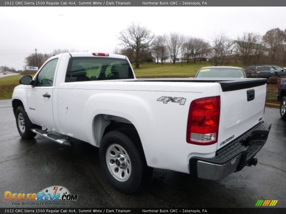 2013 GMC Sierra 1500 Regular Cab 4x4 Summit White / Dark Titanium Photo #4