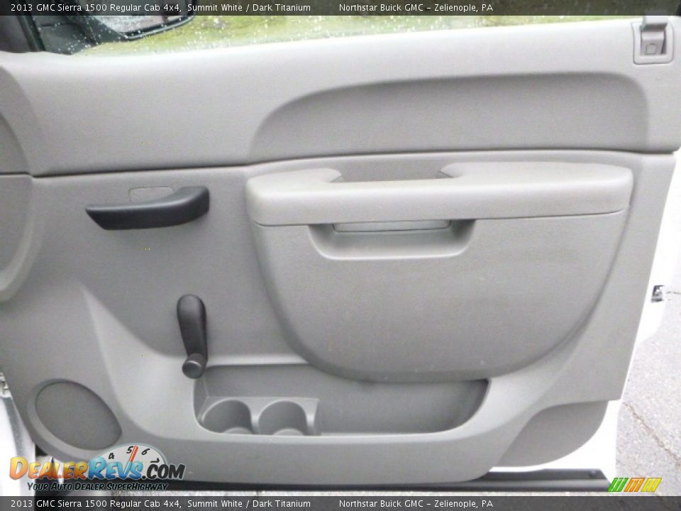 2013 GMC Sierra 1500 Regular Cab 4x4 Summit White / Dark Titanium Photo #14