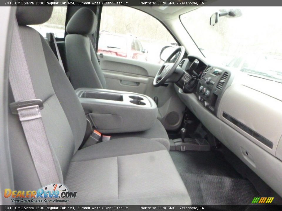 2013 GMC Sierra 1500 Regular Cab 4x4 Summit White / Dark Titanium Photo #15