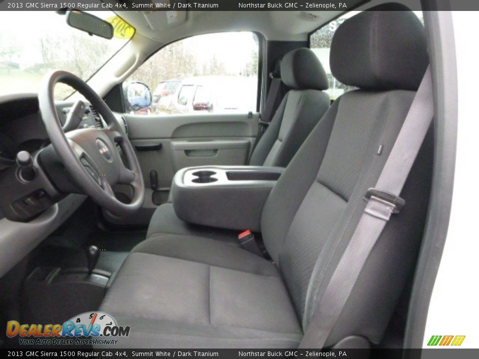 2013 GMC Sierra 1500 Regular Cab 4x4 Summit White / Dark Titanium Photo #17