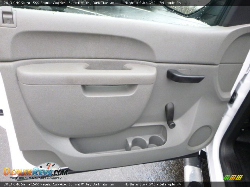 2013 GMC Sierra 1500 Regular Cab 4x4 Summit White / Dark Titanium Photo #18