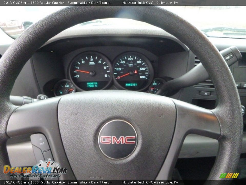 2013 GMC Sierra 1500 Regular Cab 4x4 Summit White / Dark Titanium Photo #21