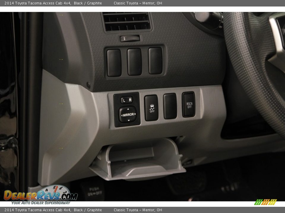 2014 Toyota Tacoma Access Cab 4x4 Black / Graphite Photo #5