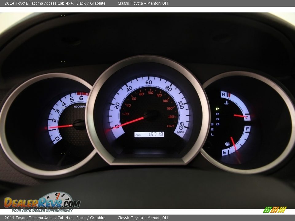 2014 Toyota Tacoma Access Cab 4x4 Black / Graphite Photo #8