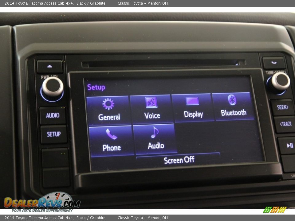 2014 Toyota Tacoma Access Cab 4x4 Black / Graphite Photo #10