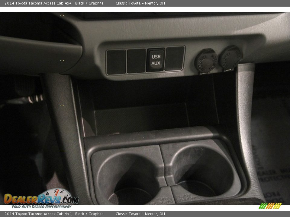 2014 Toyota Tacoma Access Cab 4x4 Black / Graphite Photo #11