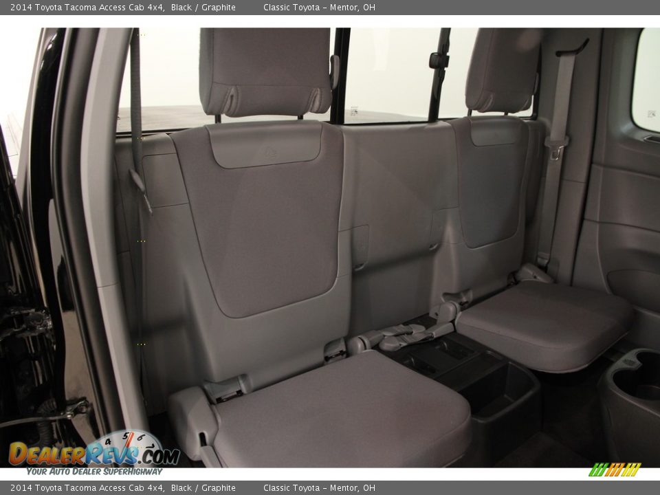 2014 Toyota Tacoma Access Cab 4x4 Black / Graphite Photo #14