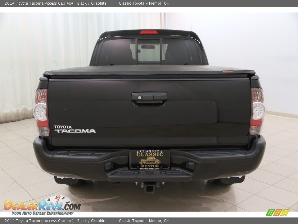 2014 Toyota Tacoma Access Cab 4x4 Black / Graphite Photo #16