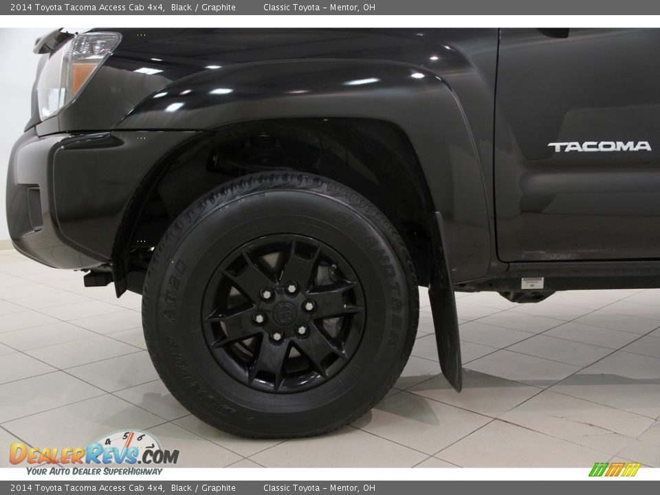 2014 Toyota Tacoma Access Cab 4x4 Black / Graphite Photo #18