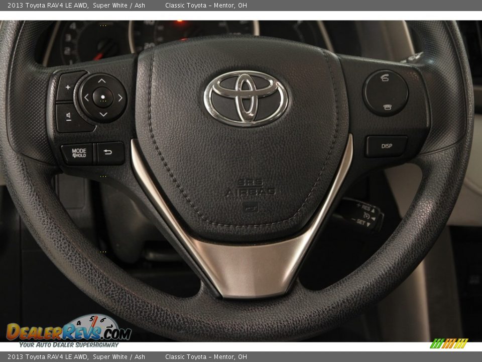 2013 Toyota RAV4 LE AWD Super White / Ash Photo #6