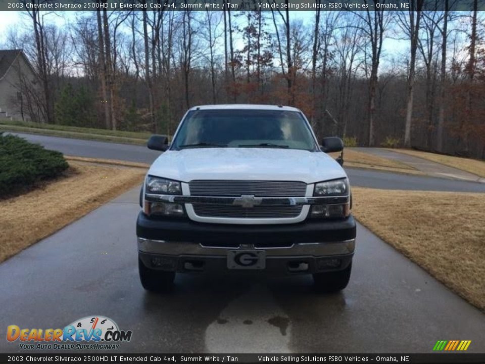 2003 Chevrolet Silverado 2500HD LT Extended Cab 4x4 Summit White / Tan Photo #5