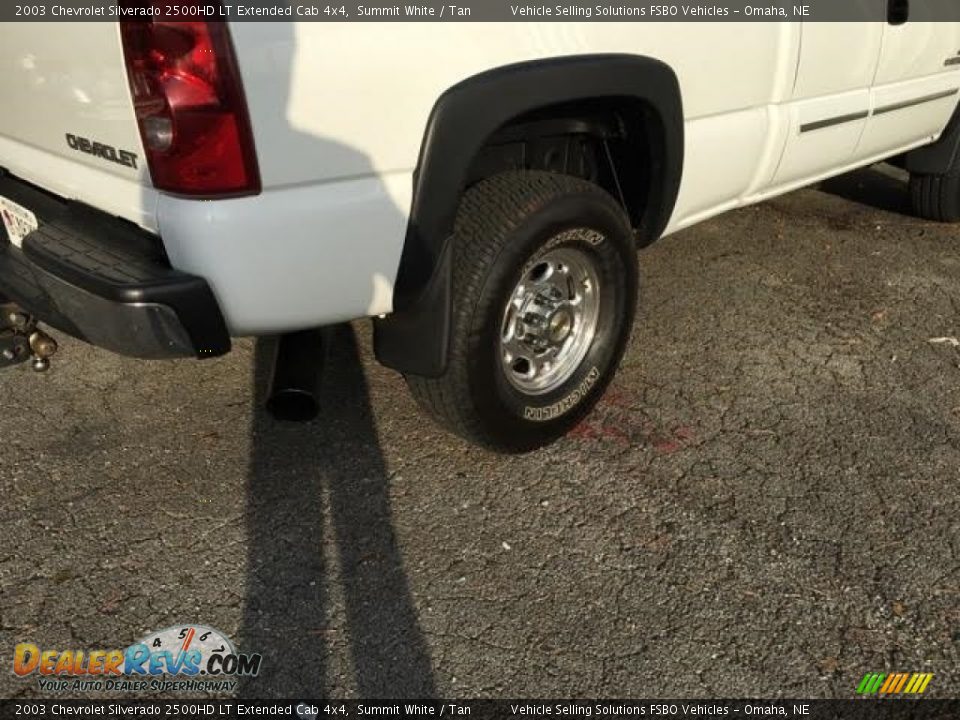 2003 Chevrolet Silverado 2500HD LT Extended Cab 4x4 Summit White / Tan Photo #6